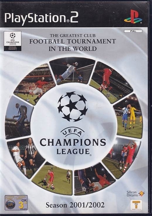 UEFA Champions League 2001-2002 - PS2 (B Grade) (Genbrug)
